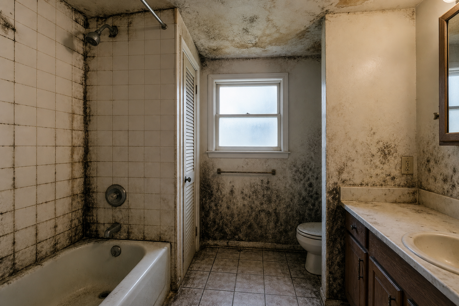 Bathroom Mold — before